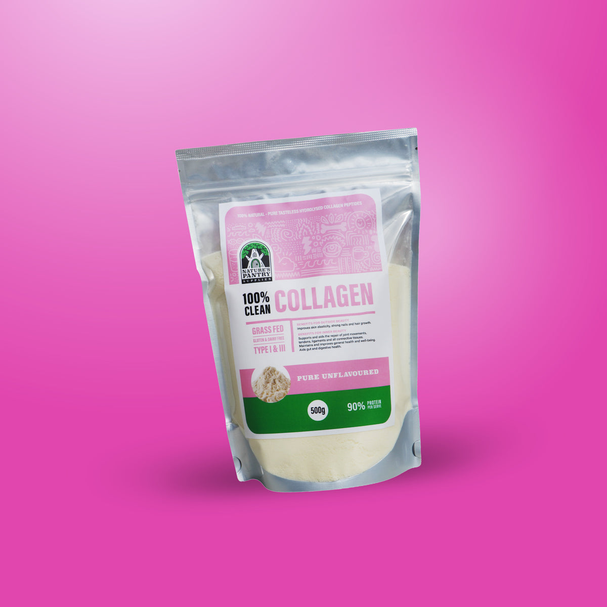 Pure Bio-active Hydrolyzed Collagen Peptides