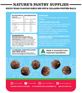 Rocky Road Flavour Quick Mix Collagen Protein Balls